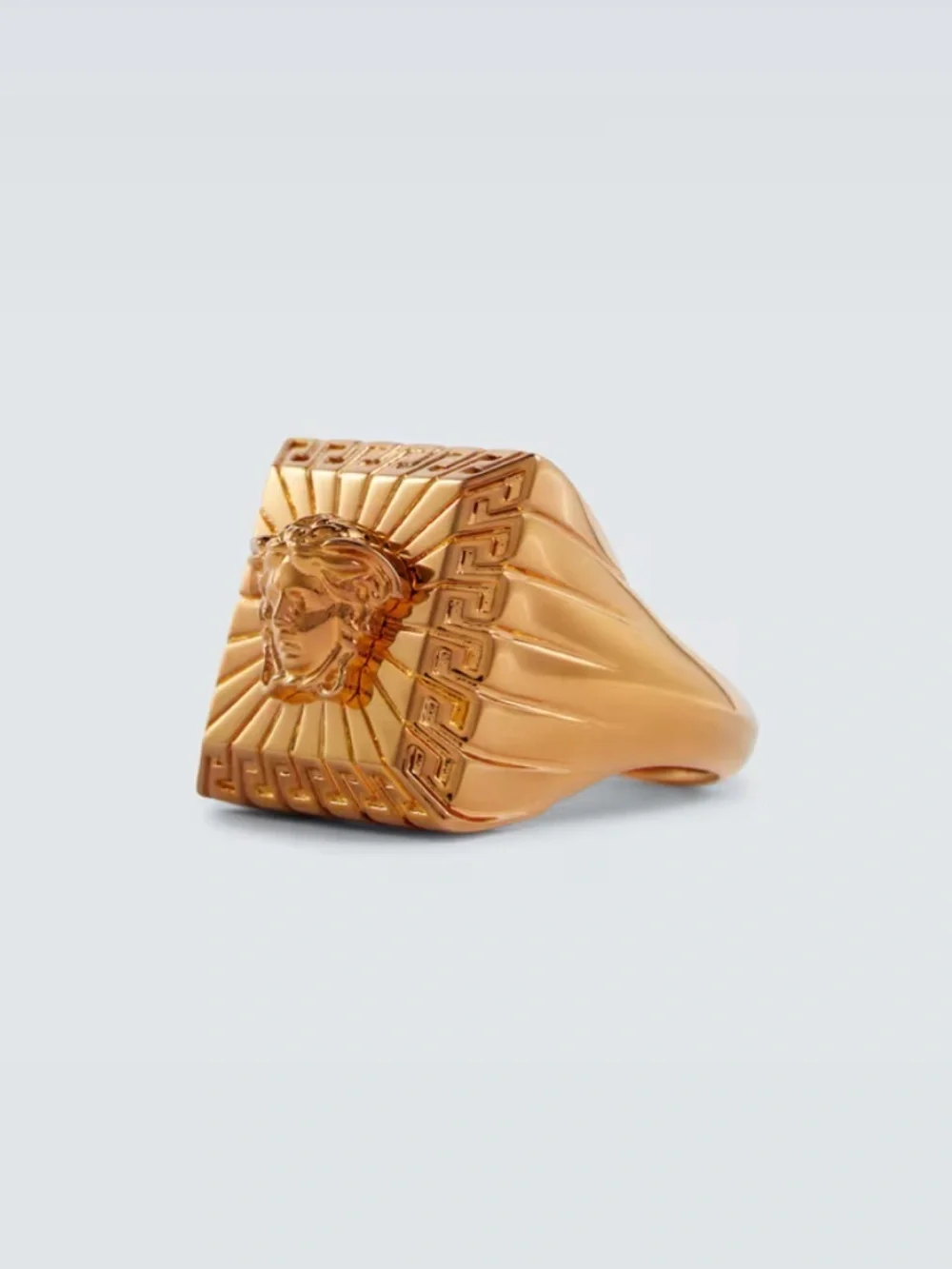 Versace Gold Medusa Signet Ring